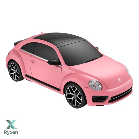 Auto Volkswagen Beetle UV Sensitive Zdalnie Sterowane RC Różowe Rastar 1:24 RASTAR