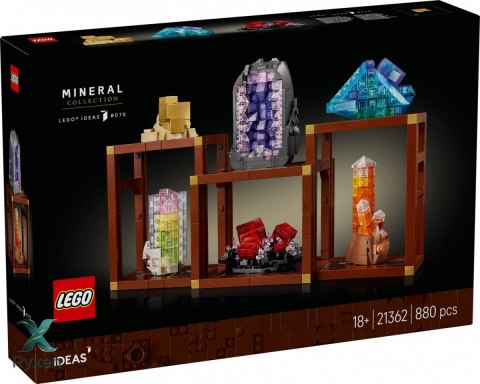 Klocki ideas 21362 kolekcja minerałów LEGO