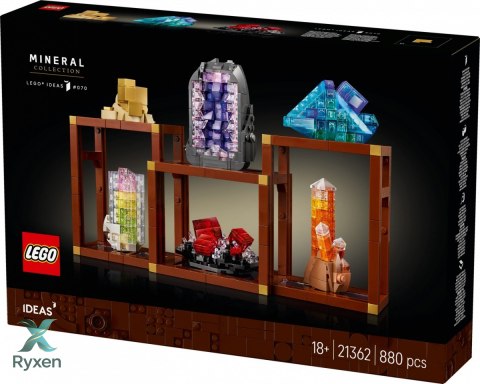 Klocki ideas 21362 kolekcja minerałów LEGO