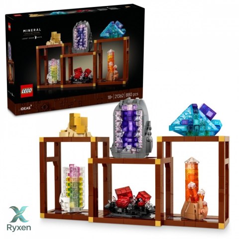 Klocki ideas 21362 kolekcja minerałów LEGO