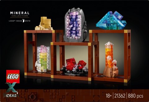 Klocki ideas 21362 kolekcja minerałów LEGO