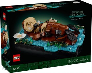 Klocki ideas 21366 pływające wydry LEGO