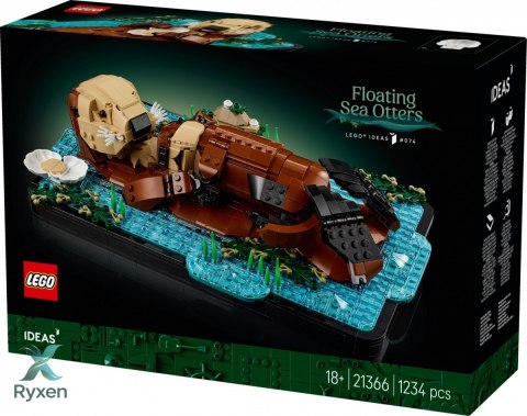 Klocki ideas 21366 pływające wydry LEGO