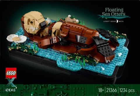 Klocki ideas 21366 pływające wydry LEGO