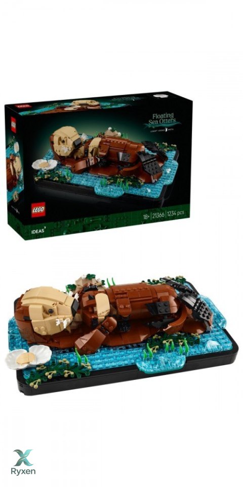 Klocki ideas 21366 pływające wydry LEGO