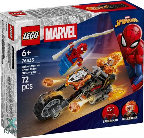 Klocki super heroes 76335 spider-man kontra ghost rider na motocyklu LEGO