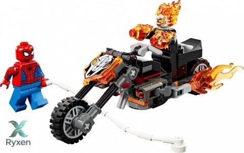 Klocki super heroes 76335 spider-man kontra ghost rider na motocyklu LEGO