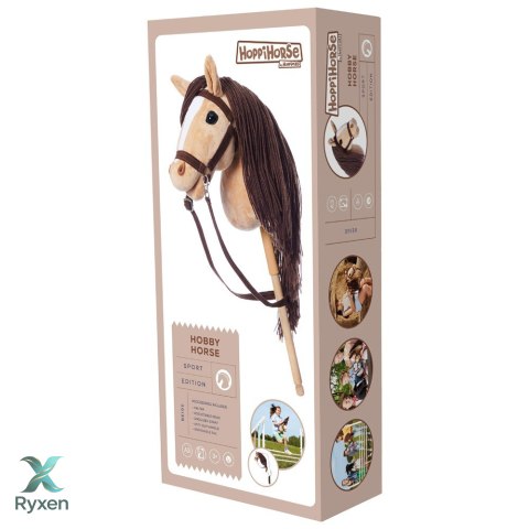 Koń na kiju hobby horse hoppihorse a3 beżowy, maść bułana TOOTINY