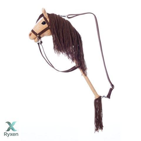 Koń na kiju hobby horse hoppihorse a4 beżowy, maść bułana TOOTINY