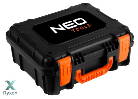 Laser 3D, 12 linii, zielony, walizka, tarcza celownicza, magnetyczny uchwyt, ładowarka NEO TOOLS