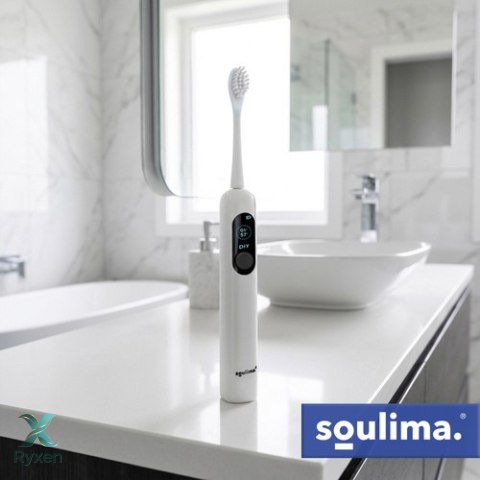 Szczoteczka soniczna do zębów biała Soulima 26850 SOULIMA
