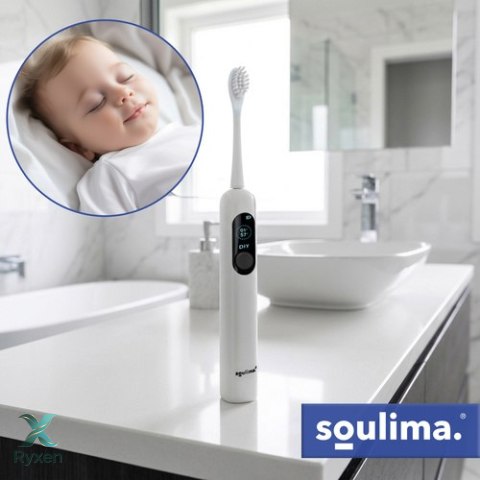 Szczoteczka soniczna do zębów biała Soulima 26850 SOULIMA