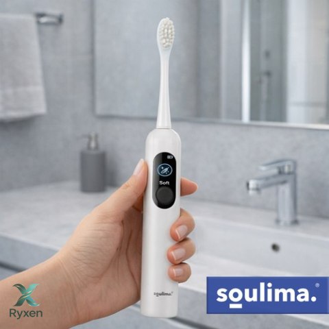 Szczoteczka soniczna do zębów biała Soulima 26850 SOULIMA