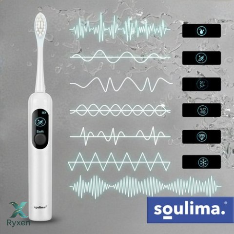 Szczoteczka soniczna do zębów biała Soulima 26850 SOULIMA