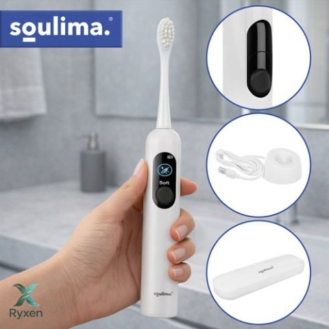 Szczoteczka soniczna do zębów biała Soulima 26850 SOULIMA