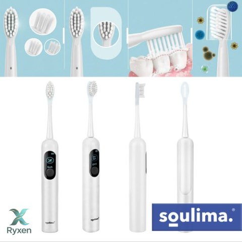 Szczoteczka soniczna do zębów biała Soulima 26850 SOULIMA