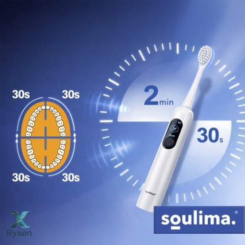 Szczoteczka soniczna do zębów biała Soulima 26850 SOULIMA
