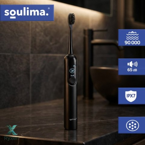 Szczoteczka soniczna do zębów czarna Soulima 26851 SOULIMA
