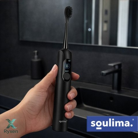 Szczoteczka soniczna do zębów czarna Soulima 26851 SOULIMA
