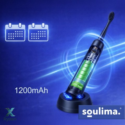 Szczoteczka soniczna do zębów czarna Soulima 26851 SOULIMA