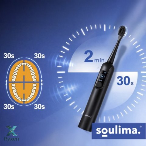 Szczoteczka soniczna do zębów czarna Soulima 26851 SOULIMA