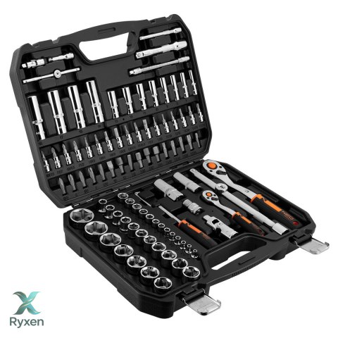 Zestaw kluczy nasadowych 1/2", 1/4", 94 szt., CrV NEO TOOLS
