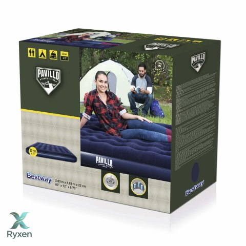 Dmuchany Materac 2-Osobowy 203 x 183 x 22 cm Bestway 67004 BESTWAY