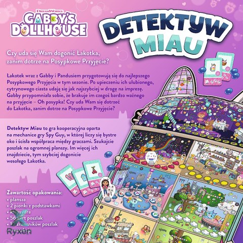 Gra rodzinna Detektyw Miau Koci Domek Gabi Trefl 02695 TREFL GRY