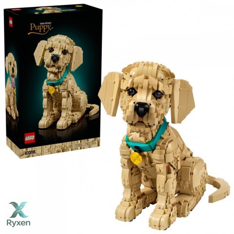 Klocki icons 11384 szczeniak golden retriever LEGO