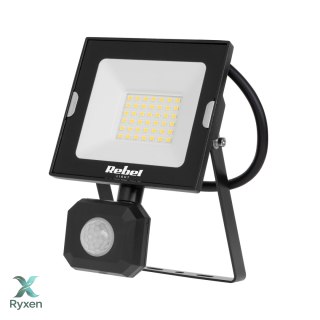 Reflektor LED naświetlacz Rebel 30W z sensorem ruchu i zmierzchu, 4000K, 230V Rebel