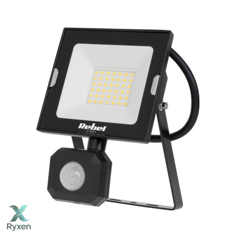 Reflektor LED naświetlacz Rebel 30W z sensorem ruchu i zmierzchu, 4000K, 230V Rebel