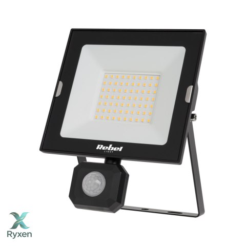 Reflektor LED naświetlacz Rebel 50W z sensorem zmierzchu i ruchu, 4000K, 230V Rebel