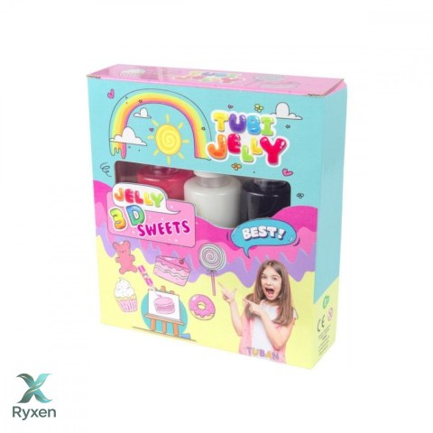 Zestaw tubi jelly 3 kolory - słodycze TUBAN