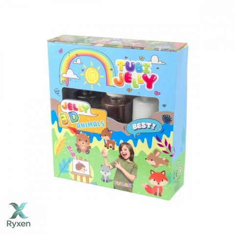 Zestaw tubi jelly 3 kolory - zwierzątka TUBAN