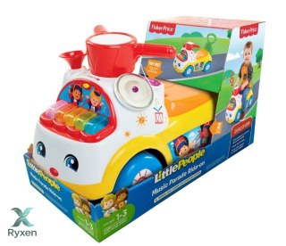 Fisher price jeździk muzyczna parada żółty PULIO