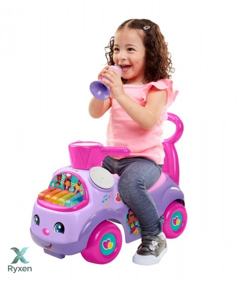 Jeździk fisher price muzyczna parada fioletowy PULIO