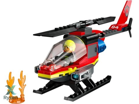 Klocki city 60411 strażacki helikopter ratunkowy LEGO