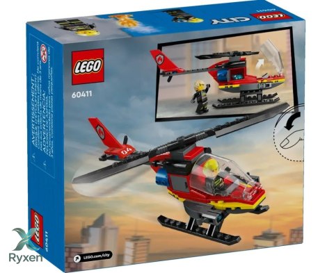 Klocki city 60411 strażacki helikopter ratunkowy LEGO