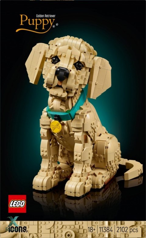 Klocki icons 11384 szczeniak golden retriever LEGO