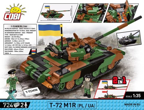 Klocki t-72m1r (pl/ua) COBI KLOCKI