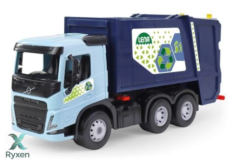 Pojazd Śmieciarka worxx volvo fmx w pudełku LENA