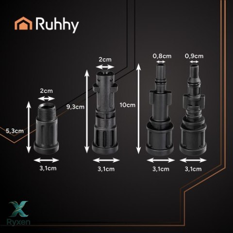 Wąż do czyszczenia rur z adapterem 20m Ruhhy 26133 RUHHY