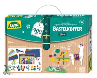 Zestaw rękodzieło 400 elementów niebieski LENA
