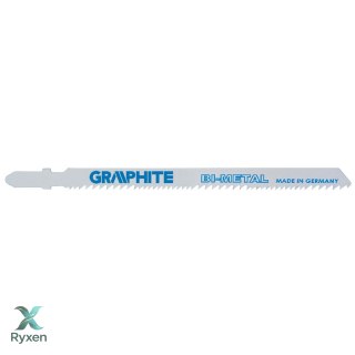 Brzeszczoty do wyrzynarki, 10/14 TPI, uchwyt typu T, kpl. 2 szt. GRAPHITE
