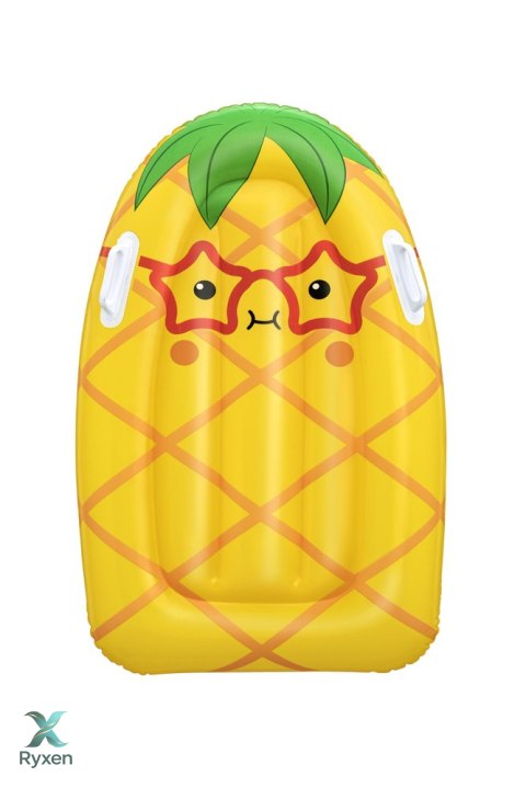 Dmuchana Deska Do Pływania Z Uchwytami Ananas Żółta 84 x 56 cm Bestway 42049 BESTWAY