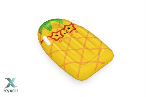 Dmuchana Deska Do Pływania Z Uchwytami Ananas Żółta 84 x 56 cm Bestway 42049 BESTWAY