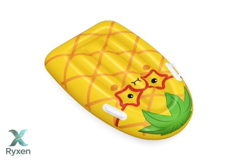 Dmuchana Deska Do Pływania Z Uchwytami Ananas Żółta 84 x 56 cm Bestway 42049 BESTWAY