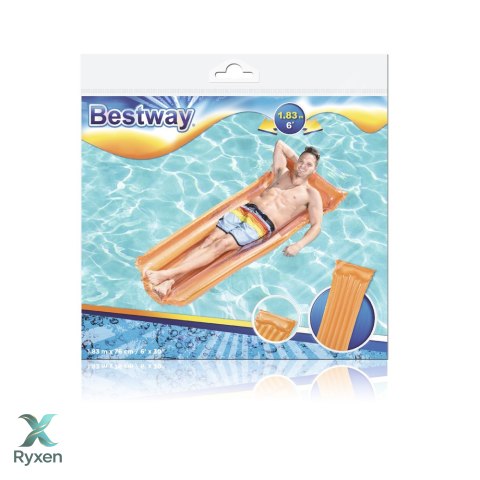 Dmuchany Materac Do Pływania Pomarańczowy 183 x 76 cm Bestway 44013 BESTWAY