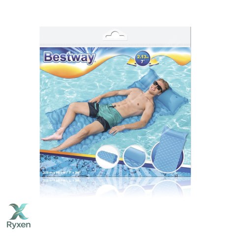 Dmuchany Materac Plażowy Niebieski 213 x 86 cm Bestway 44020 BESTWAY