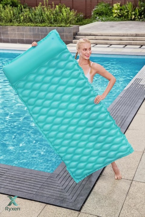 Dmuchany Materac Plażowy Turkusowy 213 x 86 cm Bestway 44020 BESTWAY
